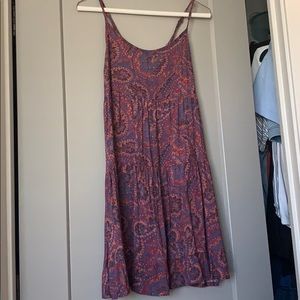 Paisley Spaghetti Strap Dress